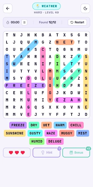 Word Search Classic - Puzzle Screenshot 3