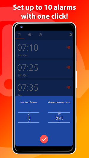 Set multiple alarms - OneClock Screenshot 0