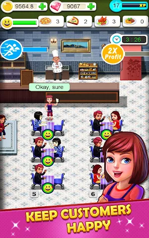 Restaurant Tycoon : cooking game❤️🍕⏰ Screenshot 1