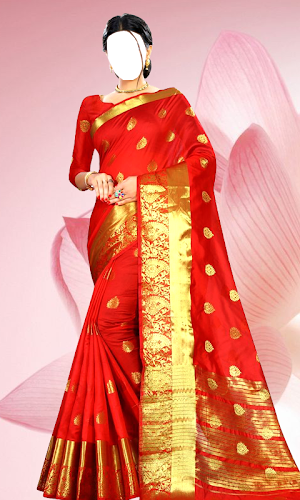 Pattu Saree Photo Montage Screenshot 1