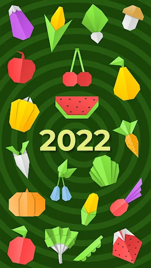 Origami Fruits & Vegetables Screenshot 0