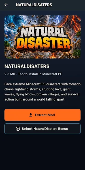 Natural Disaster Mod for MCPE Screenshot 2