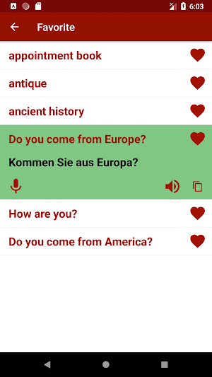 Learn German Free Offline For Travel Screenshot 2
