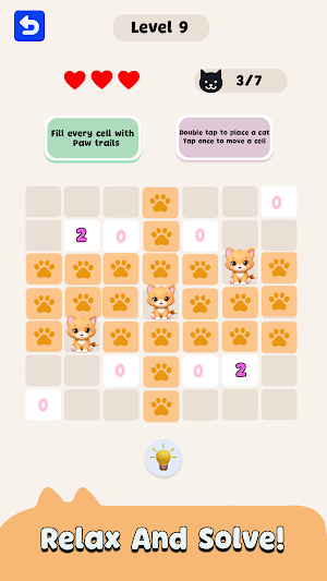 Cat Trail: Sudoku Logic Puzzle Screenshot 1