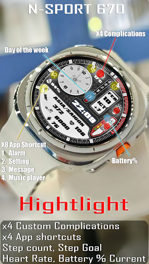 N-SPORT670 Dial Analog Watch Screenshot 1