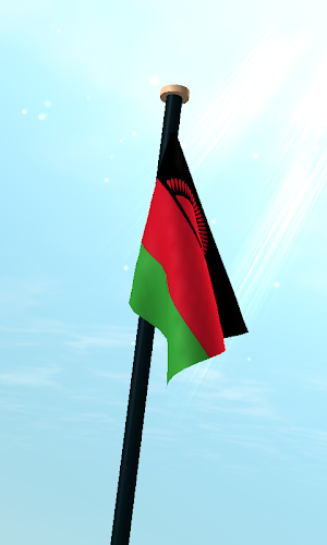 Malawi Flag 3D Live Wallpaper Screenshot 2