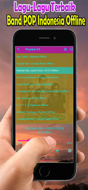 Band POP Indonesia MP3 Offline Screenshot 0