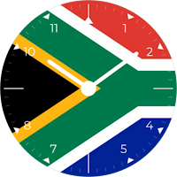 South Africa Analog Watch Face