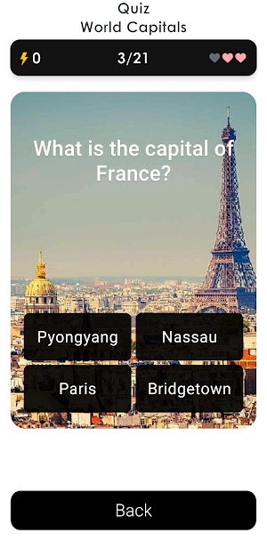 Quiz: World Capitals Screenshot 2