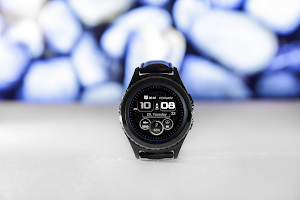 Black Tech Watch Face Screenshot 0