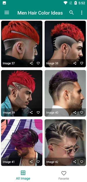 Men Hair Color Ideas Screenshot 3