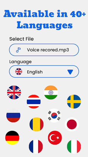 Audio to Text : AI Transcriber Screenshot 1