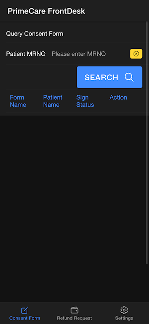 PrimeCare FrontDesk Screenshot 0