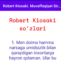 Robert Kiosaki ( Muvaffaqiyat Sirlari).