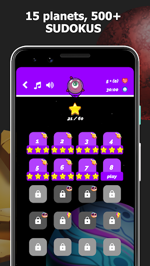 Sudoku Planets Screenshot 2