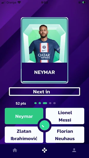 Footballer Quiz Screenshot 1