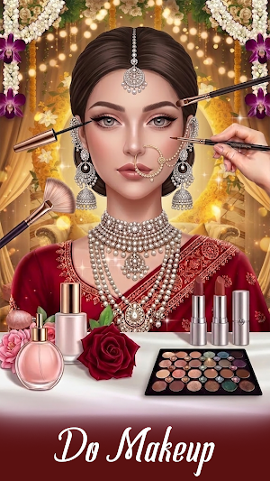 Indian Wedding Dress Up Bride Screenshot 0