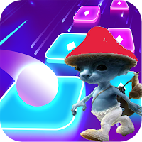 Smurf Cat Dance Tiles Hop