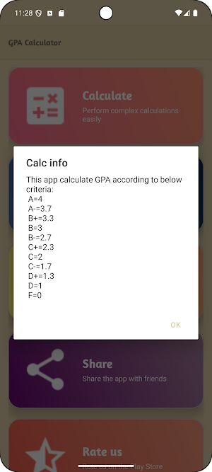 GPA Calculator Screenshot 3