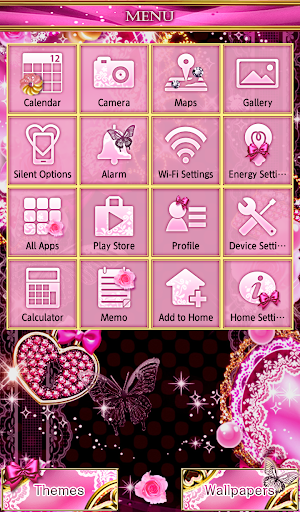 Decorative Hearts Theme +HOME Screenshot 1
