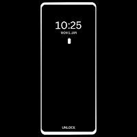 Jet Black Screen: Video Screen