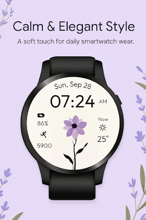 Pastel Bloom WatchFace Screenshot 2