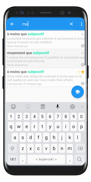 Subjonctif - Study French Grammar Free and Fast Screenshot 1