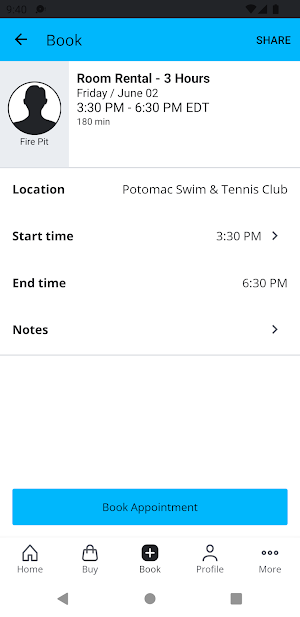 Potomac Swim & Tennis Club Screenshot 2
