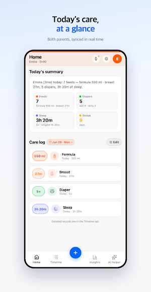 VibeBebe: Voice Baby Tracker Screenshot 2