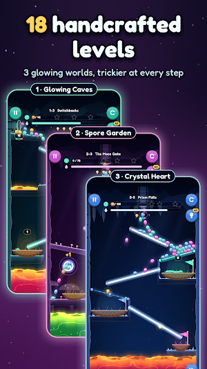 Glowtide: Draw the Path Puzzle Screenshot 1