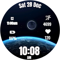 Animated Moonfall Watch Face