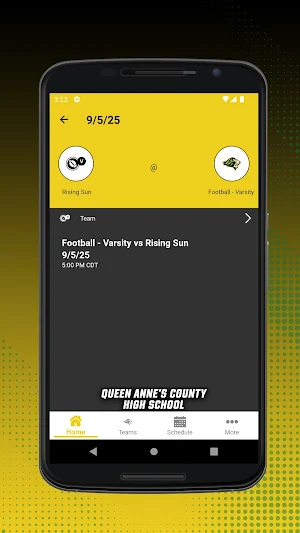 QACHS Athletics Screenshot 2