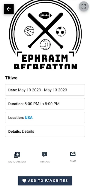 My Ephraim Rec Screenshot 1