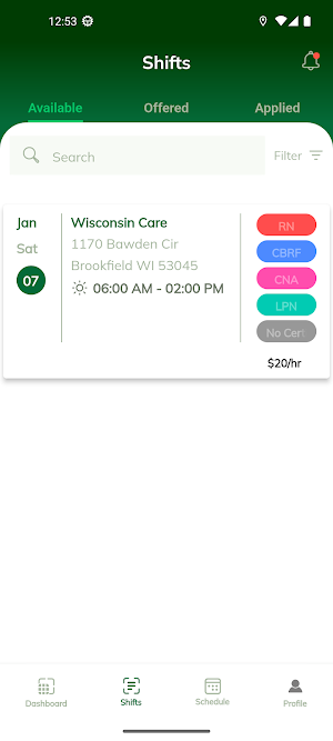 LGB Staffing Screenshot 2