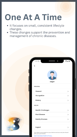 One at a Time - A Health SIP Screenshot 3
