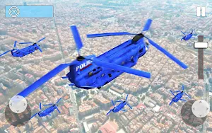 Police Truck Transporter- Car Transport Plane Game Screenshot 2