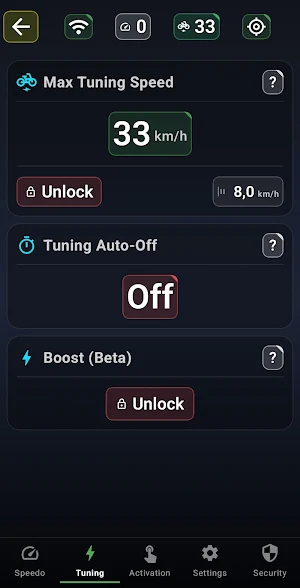 RedPed 3 – E-Bike Tuning App Screenshot 1