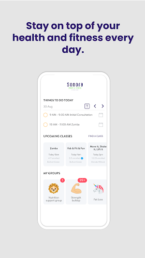 Sonora Fitness Screenshot 1