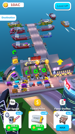 Idle Ferry - Cash Empire Screenshot 2