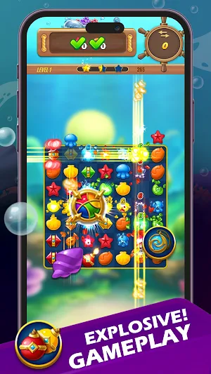 Super Fishdom Match Saga Screenshot 3