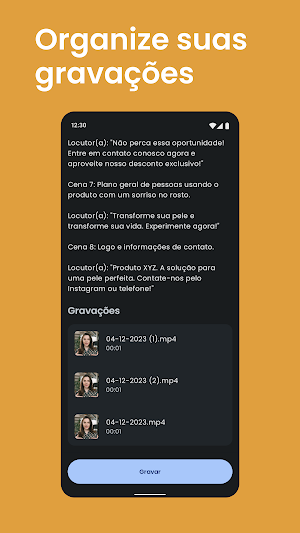 Teleprompter para vídeo com IA Screenshot 2
