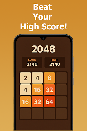 2048 Puzzle: Merge Numbers Screenshot 3