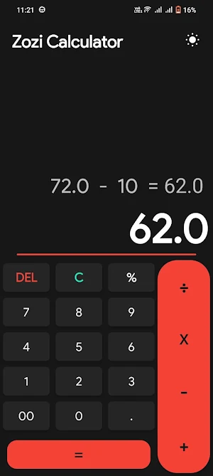 Zozi Calculator Screenshot 0