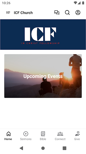 ICF Mobile App Screenshot 0