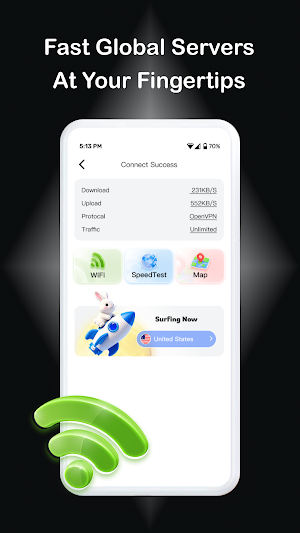 BunnyWhisper SecureNet VPN Screenshot 3