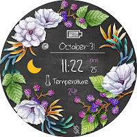BFF104- Blackboard Art Flower