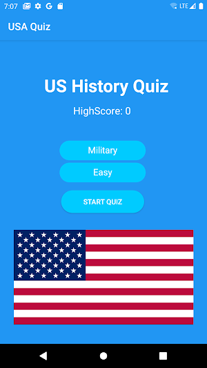 USA History Quiz Screenshot 0
