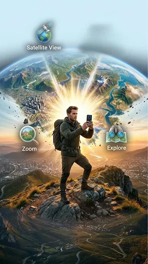 Earth Vision - Satellite Map Screenshot 1