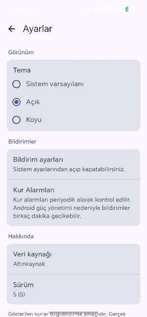 Döviz Screenshot 3