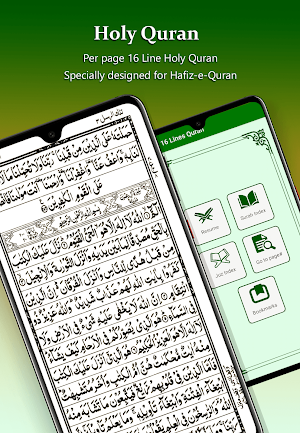 Al Quran (16 Lines per page) Screenshot 1